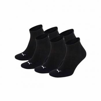 Calcetines Deportivos Puma Quarter Plain Negro 3 Unidades Calcetines Deportivos Puma Quarter Plain Negro 3 Unidades