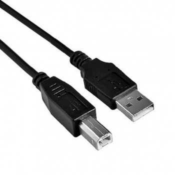Cable USB A a USB B NANOCABLE 10.01.0104-BK 3 m Negro