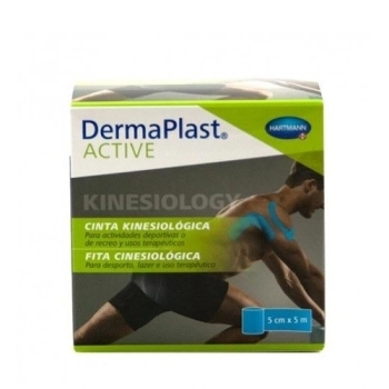 Cinta kinesiológica dermaplast active color azul 5 cm x 5 m 1 u