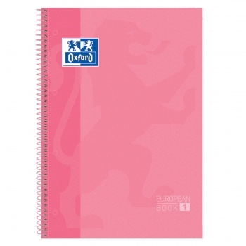 Cuaderno Oxford European Book Gum Rosa A4 5 Unidades