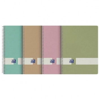 Cuaderno Oxford Europeanbook Multicolor 80 Hojas A5 (5 Unidades)