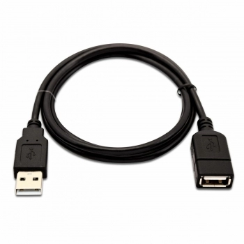 Cable USB V7 V7USB2EXT-01M-1E     USB A Negro