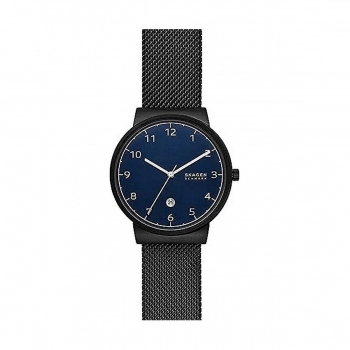 Reloj Hombre Skagen ANCHER (Ø 40 mm) Negro y Azul Marino