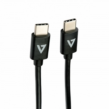 Cable USB C V7 V7USB2C-1M           Negro