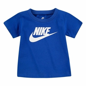 Camiseta de Manga Corta Infantil Nike Futura SS Azul
