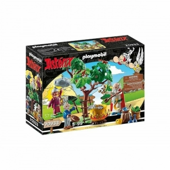 Playset Playmobil Getafix with the cauldron of Magic Potion Astérix 70933 (57 pc