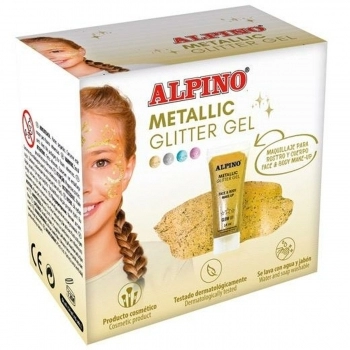 Maquillaje para Niños Alpino Purpurina Gel 6 Piezas