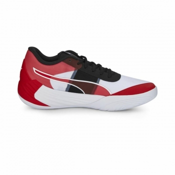 Zapatillas de Baloncesto para Adultos Puma Fusion Nitro Team Blanco Hombre Zapatillas de Baloncesto para Adultos Puma Fusion Nitro Team Blanco Hombre