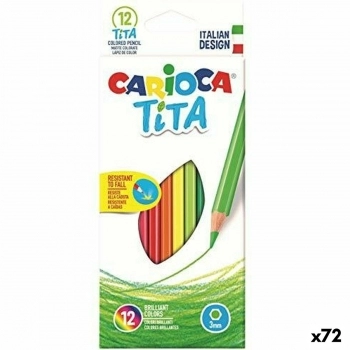 Set de Lápices Carioca Tita Multicolor 12 Piezas Resina (72 Unidades)