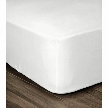 Sábana Bajera Lovely Home 100 % algodón Blanco (160 x 200 cm)