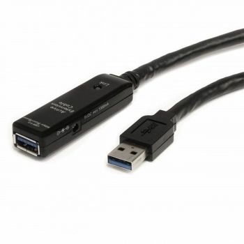 Cable USB Startech USB3AAEXT5M          USB A Negro