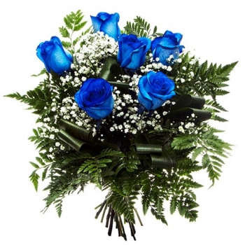 Ramo 6 Rosas Azules