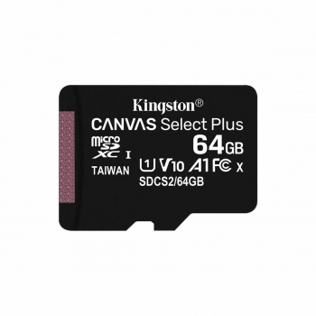 Tarjeta Micro SD Kingston MICROSDXC CANVAS 64GB