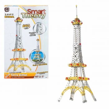 Juego de Construcción Smart Theory Eiffel Tower 447 Piezas