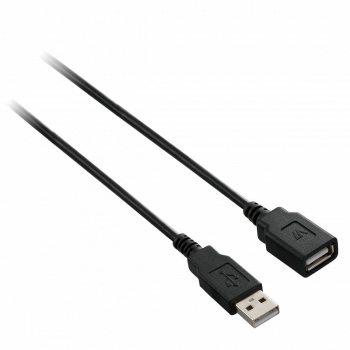 Cable USB V7 V7E2USB2EXT-03M      USB A Negro