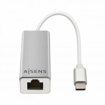 Adaptador USB a Ethernet Aisens A109-0341 USB 3.1 Plateado 15 cm