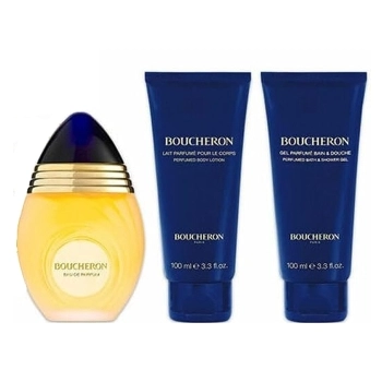 Set Boucheron Pour Femme 100ml + Body Lotion 100ml + Shower Gel 100ml