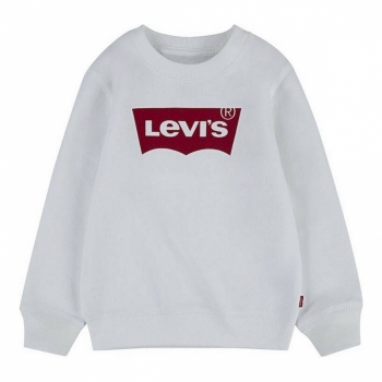 Sudadera Infantil Levi's Batwing Crewneck Blanco Sudadera Infantil Levi's Batwing Crewneck Blanco