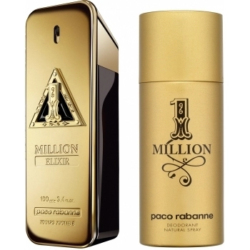 Set 1 Million Parfum Elixir 100ml + Deodorant 150ml