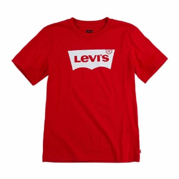 Camiseta de Manga Corta Niño Levi's Batwing Rojo Camiseta de Manga Corta Niño Levi's Batwing Rojo