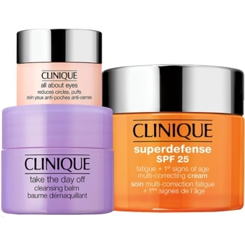 Set Superdefense Gel Antifatiga + 1.os Signos de Envejecimiento SPF40 50ml + 2 p