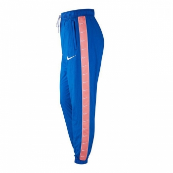 Pantalón Largo Deportivo Nike Swoosh Azul Hombre