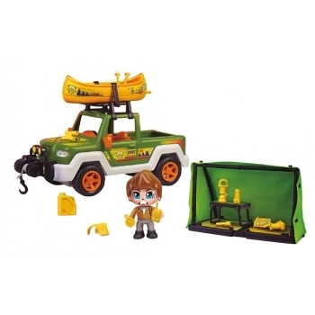 Pinypon Action Wild Coche Quad Con Canoa