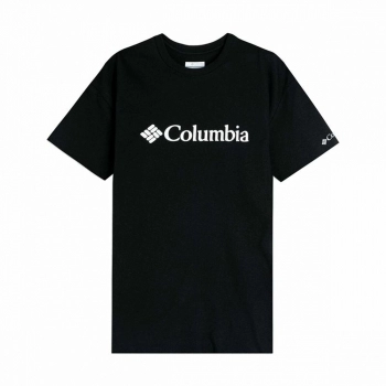 Camiseta de Manga Corta Hombre Columbia Negro