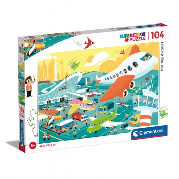 Puzzle Clementoni Airport (104 Piezas)