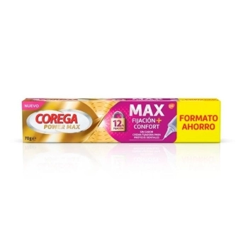 Corega Max Fijación + Confort Sin Sabor