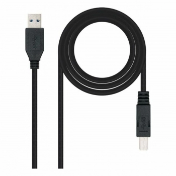 Cable USB NANOCABLE 10.01.0802-BK Negro