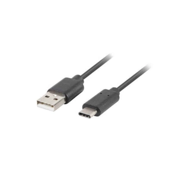 Cable USB A 2.0 a USB C Lanberg 480 Mb/s Negro