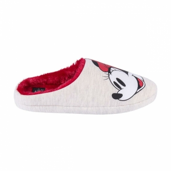 Zapatillas de Estar por Casa Minnie Mouse Gris claro Zapatillas de Estar por Casa Minnie Mouse Gris claro