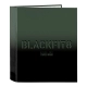 Carpeta de anillas BlackFit8 Skull Negro Gris A4 (40 mm)