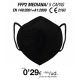 FFP2 Negra Talla Mediana 1000uds FFP2 Negra Talla Mediana 1000uds