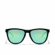 Gafas de sol polarizadas Hawkers One Raw Carbon Fiber Negro Verde Esmeralda (Ø 5