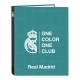 Carpeta de anillas Real Madrid C.F. Blanco A4 (25 mm)