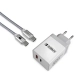 Cargador de Pared + Cable USB A a USB C Subblim
