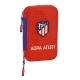 Plumier Doble Atlético Madrid Rojo Azul marino (28 piezas)