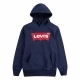 Sudadera con Capucha Niño S KNIT TOP Levi's 9E8778 Azul oscuro Sudadera con Capucha Niño S KNIT TOP Levi's 9E8778 Azul oscuro