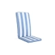 Cojín para sillas DKD Home Decor Rayas Blanco Azul cielo (42 x 4 x 115 cm)