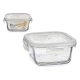 Fiambrera Vivalto Transparente Vidrio Silicona Cristal (400 ml) (12,5 x 6,5 x 12 Fiambrera Vivalto Transparente Vidrio Silicona Cristal (400 ml) (12,5 x 6,5 x 12