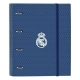 Carpeta de anillas Real Madrid C.F. Leyenda Azul (27 x 32 x 3.5 cm)