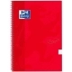 Cuaderno Oxford Touch Rojo 80 Hojas Din A4 (5 Unidades)
