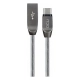 Cable USB A a USB C DCU Plata