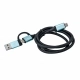 Cable USB C i-Tec C31USBCACBL          USB C Azul Negro