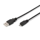 Cable USB 2.0 Ewent EC1018 Negro Medida 0,5 m