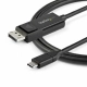 Adaptador USB C a DisplayPort Startech CDP2DP1MBD           Negro 1 m