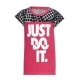 Camiseta de Manga Corta Infantil Nike 848-A72  Rosa 100 % algodón