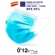 Pack Profesional 5000 uds Mascarillas Higienicas tres Capas BFE 95% Pack Profesional 5000 uds Mascarillas Higienicas tres Capas BFE 95%